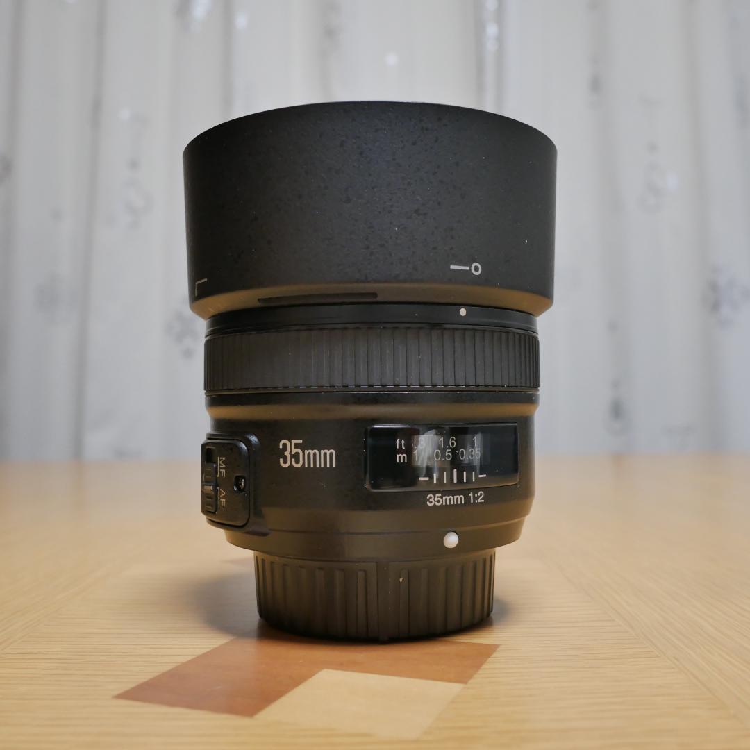 YONGNUO Nikon YN35mm F2N 単焦点レンズ ニコンFマウント