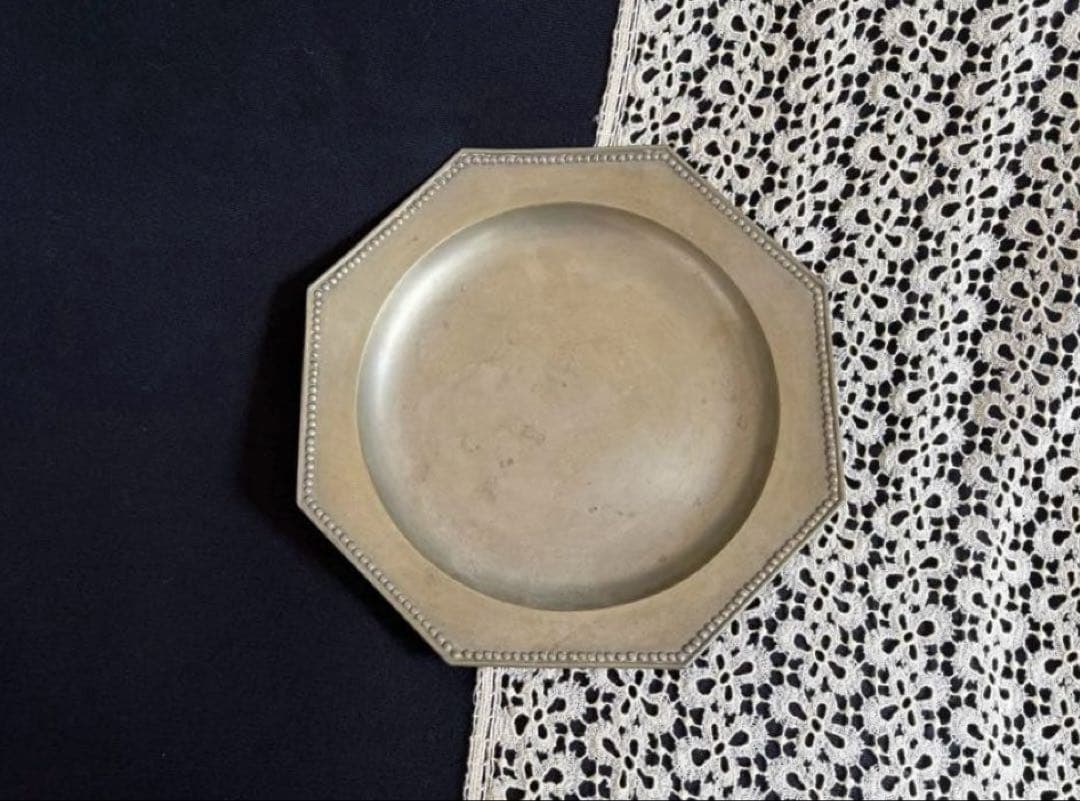 エタン ピューター オクトゴナル フランス アンティーク