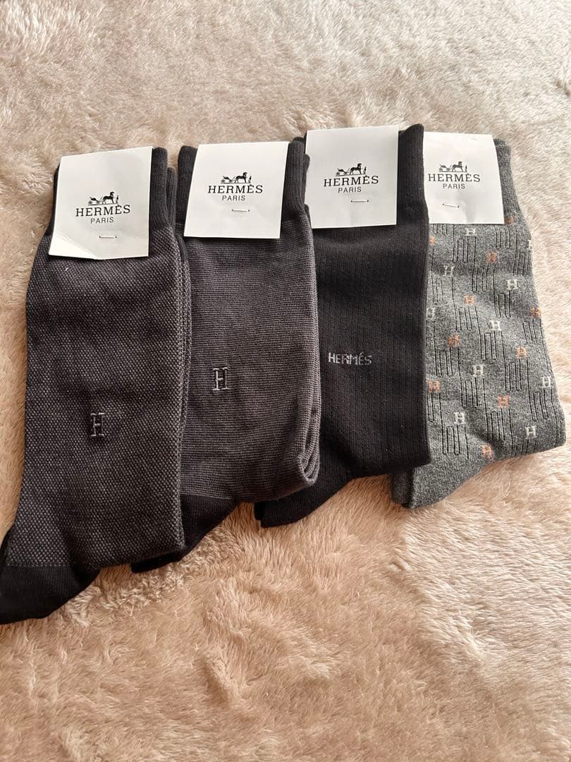 新品未使用 HERMES 靴下 ソックス 4点セット