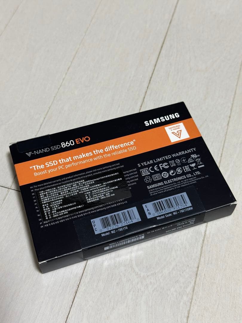 【新品未使用】Samsung SSD 860EVO 1TB