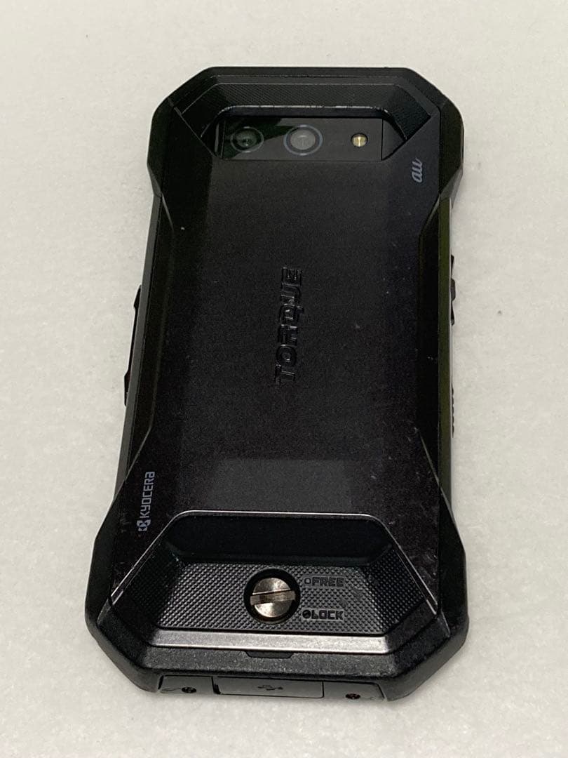 au TORQUE 5G KYG01 ブラック　SIMフリー　訳あり