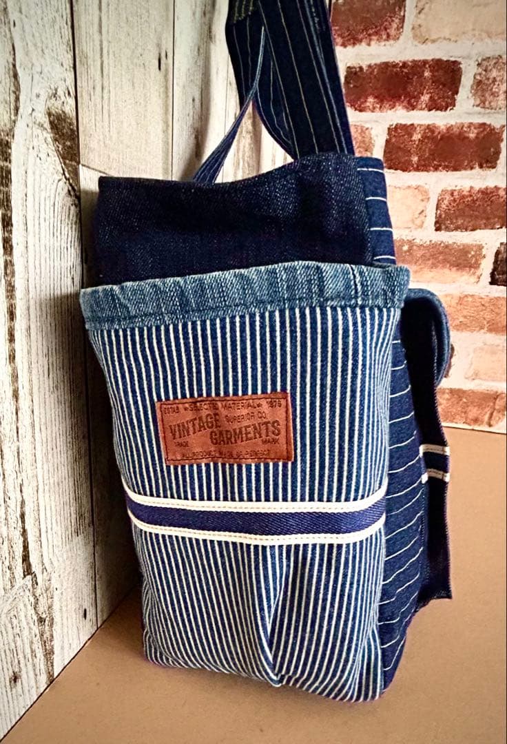 ＊ マザーズバッグ ＊ 旅行 トートバッグ デニム ママバッグ 大容量