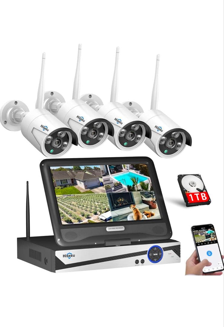 ユタ 様せんよう　Hiseeu防犯カメラ【新品未使用】