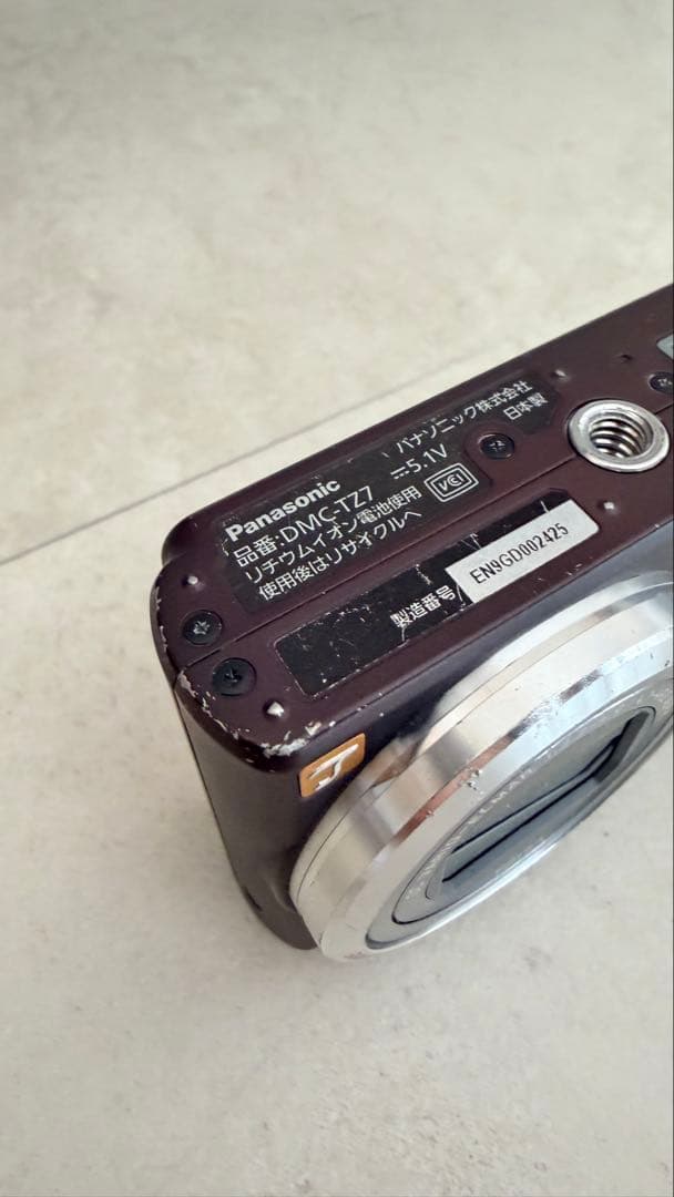 【液晶綺麗・付属品完備】Panasonic LUMIX DMC-TZ7 ブラウン