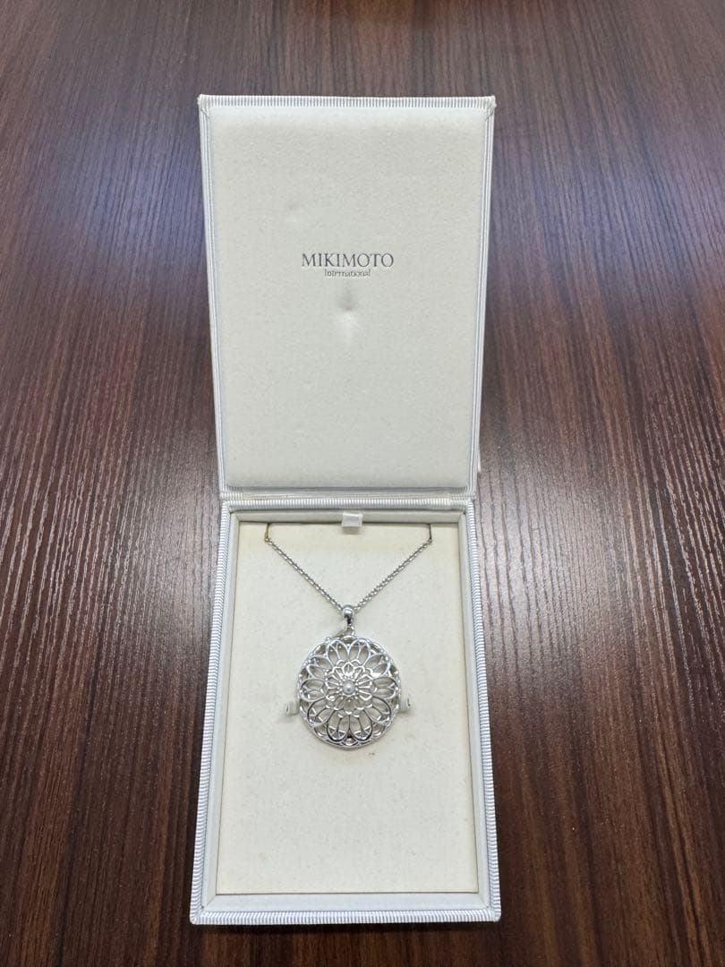 MIKIMOTO シルバー パールネックレス