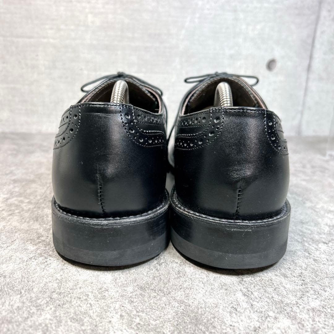 未使用級【REGAL】ビジネスシューズ/V083/メダリオン/ウイングチップ/黒