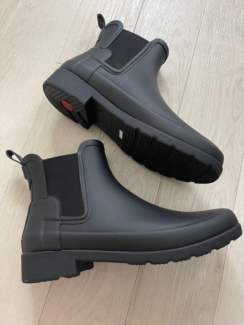 HUNTER レディースレインブーツ ブラック UK4（23〜23.5cm）