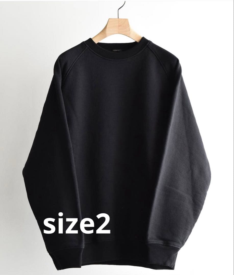 25AW COMOLI コットン裏毛 クルーネック