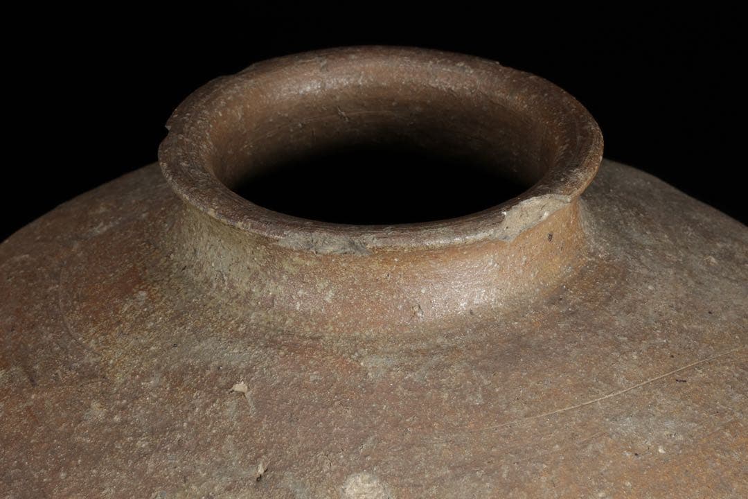 信楽焼 古信楽 大壺 高さ44.5cm 室町時代 古壷 古陶磁 古美術 骨董品