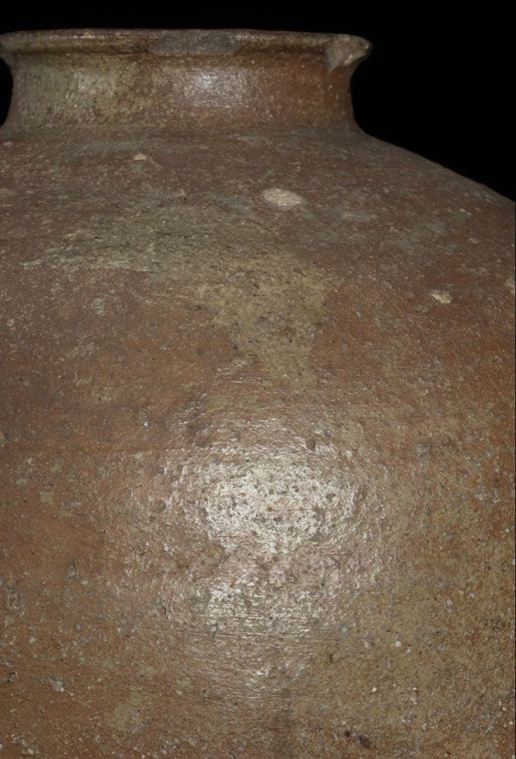 信楽焼 古信楽 大壺 高さ44.5cm 室町時代 古壷 古陶磁 古美術 骨董品