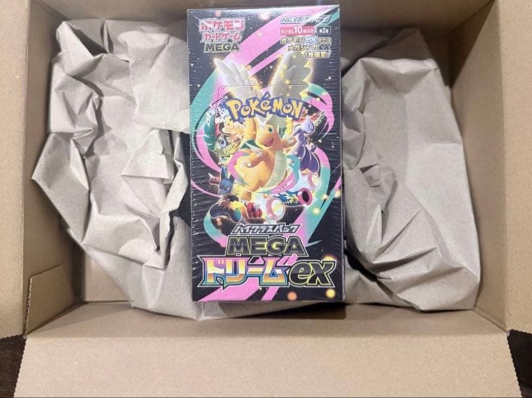 ポケモンカードゲーム MEGAドリームex BOX シュリンク付き未開封