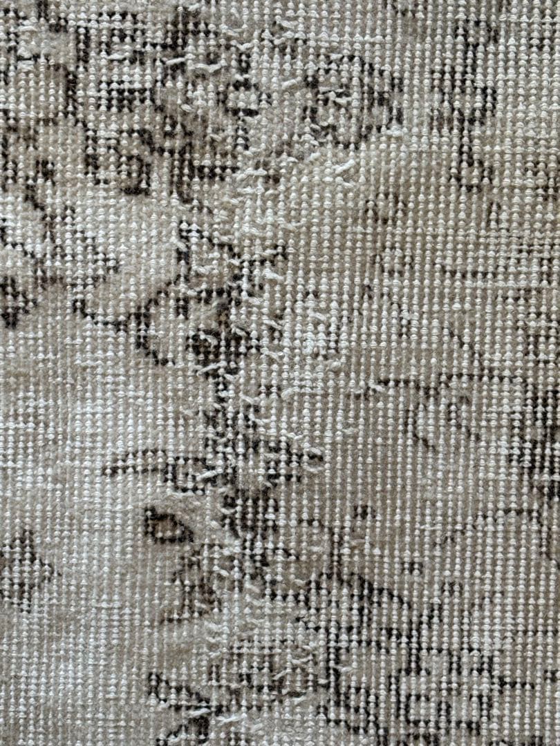 ヴィンテージラグ　トルコ　アナトリア　ウォッシュ　ベージュオーバーダイ