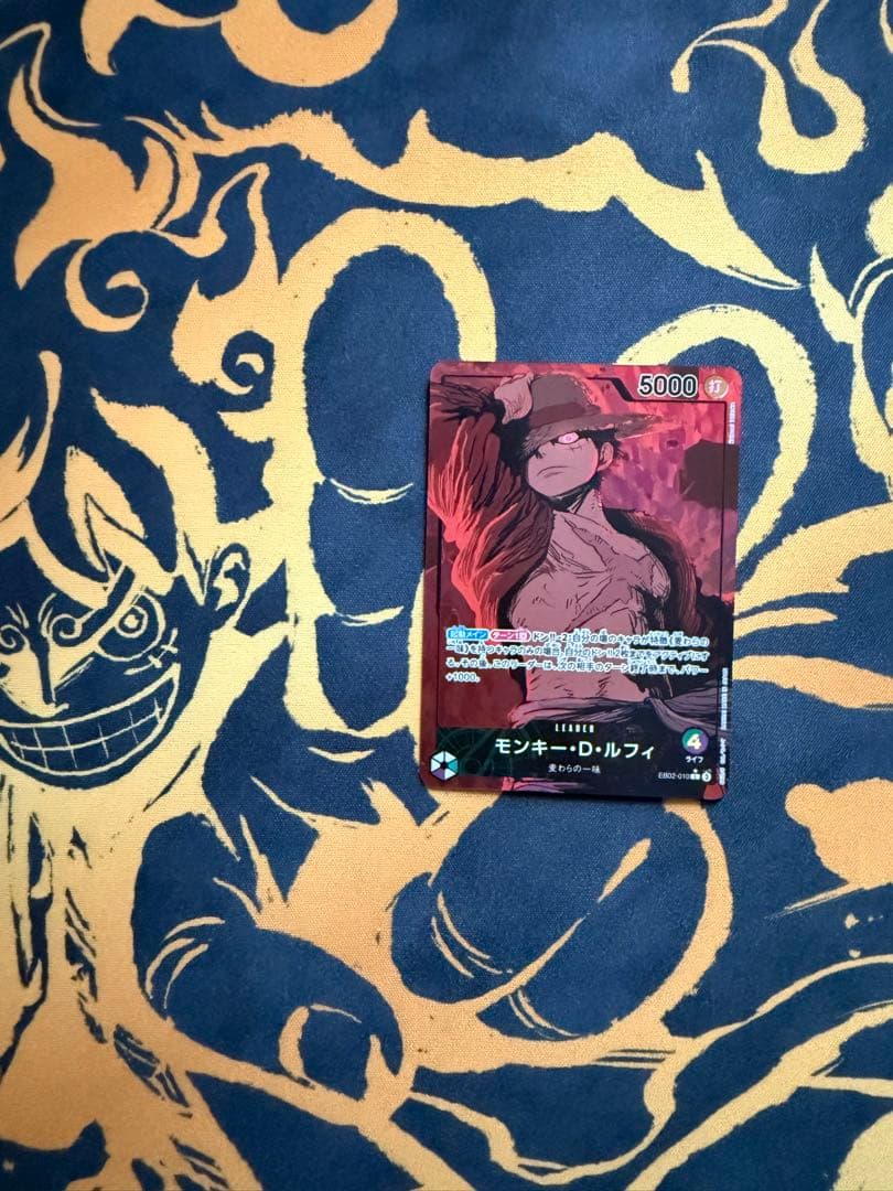 ワンピースカード　ルフィ　リーダーパラレル