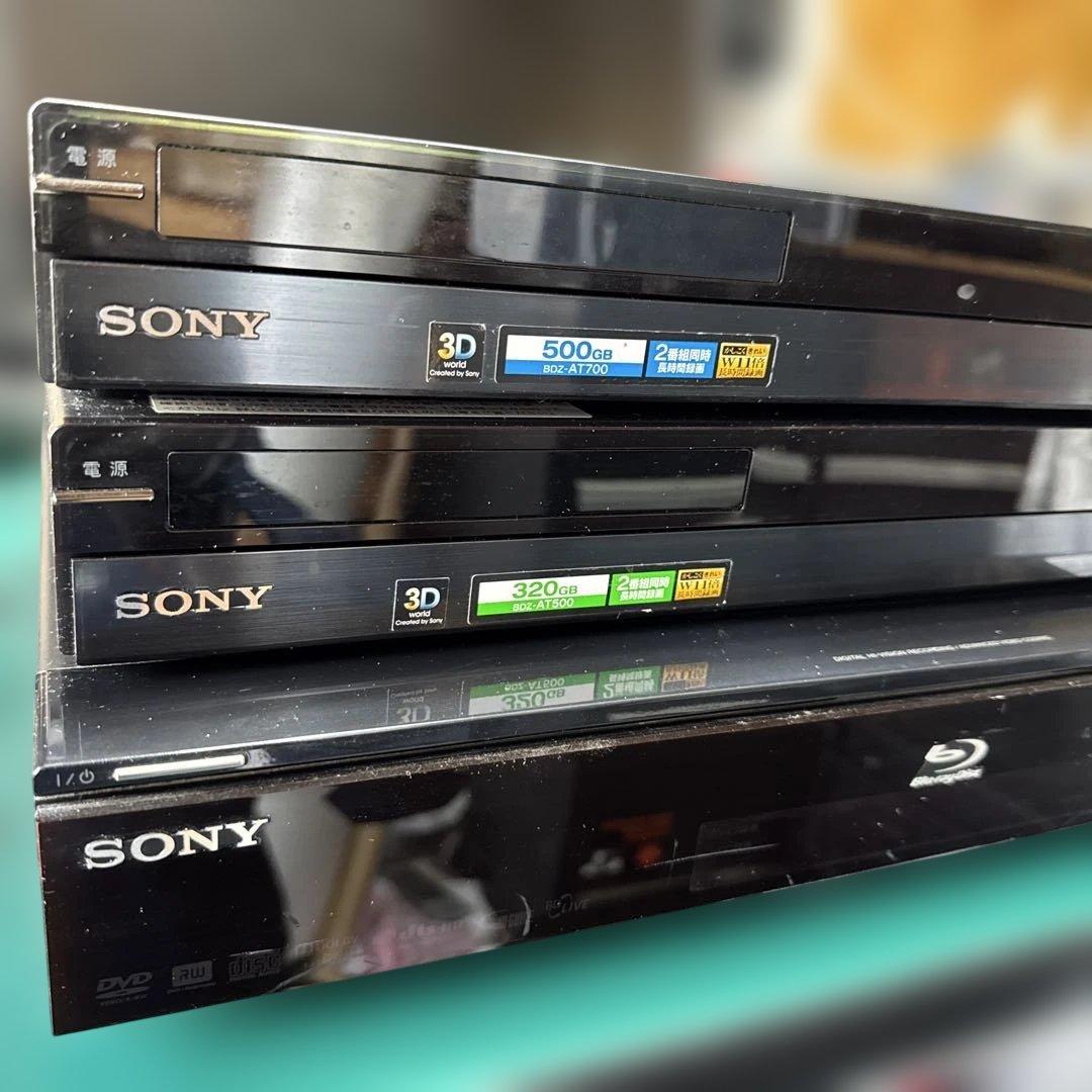 1台追加　Sony ブルーレイレコーダー　4台　動作未確認