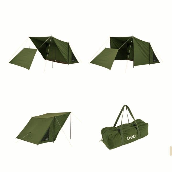 ★DOD パップフーテント3★ 　純正グランドシート付
