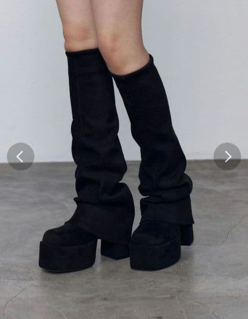 EMODA♡ルーズフレアカバーフィットブーツ 新品未使用