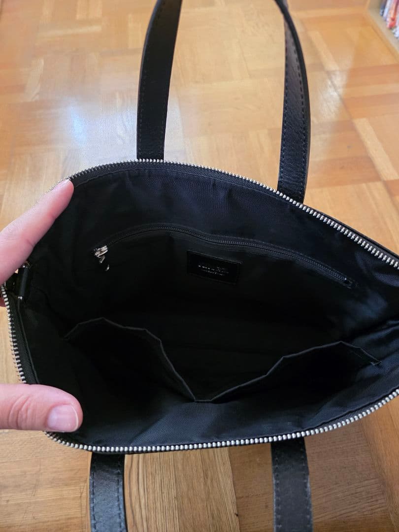 サマンサキングズ　オーストリッチ型押　ミニバッグ