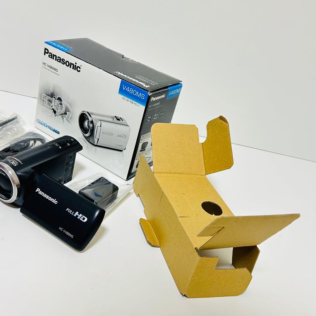 【未使用級】Panasonic HC-V480MS ビデオカメラ ブラック