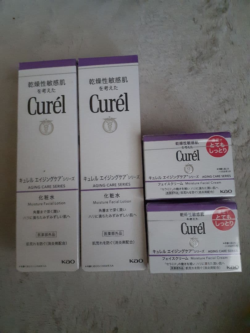 Curél エイジングケア化粧水❌２クリーム❌２