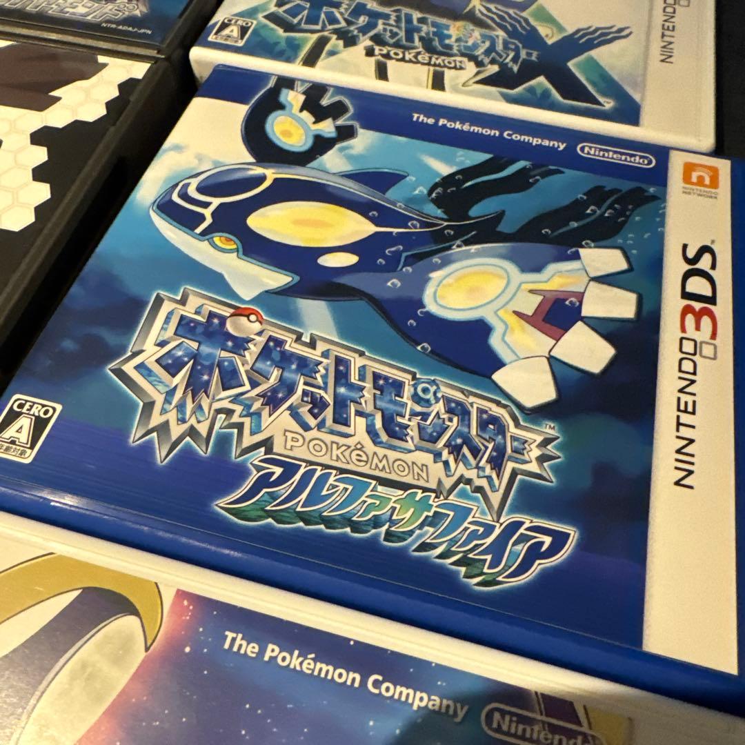 ポケモン DS用、3DS用ソフト 8本まとめ売り