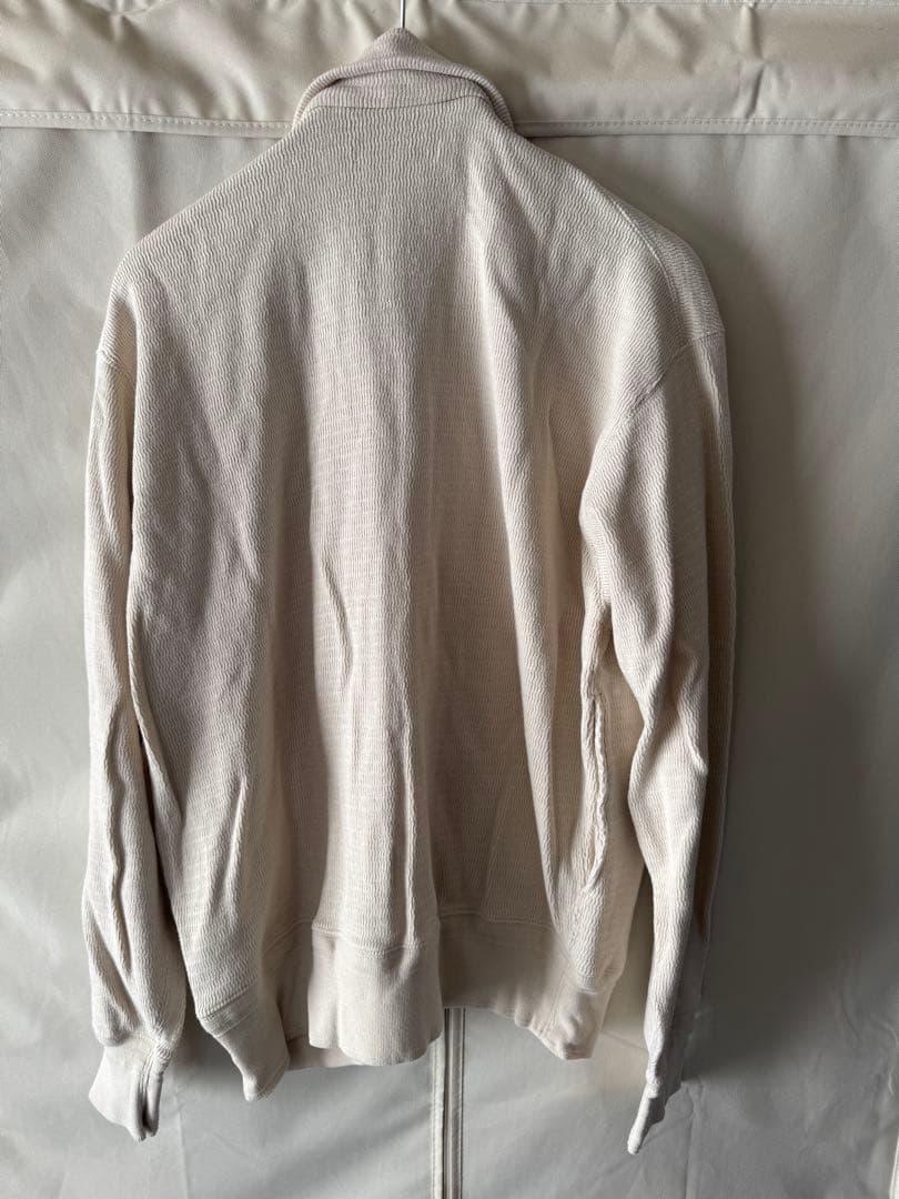 OLD JOE BRAND ホワイト ジップアップニット