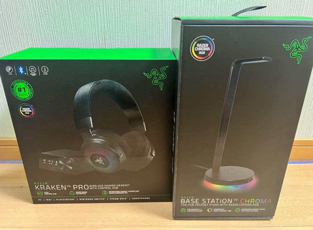 Razerクラーケンv4pro夜久