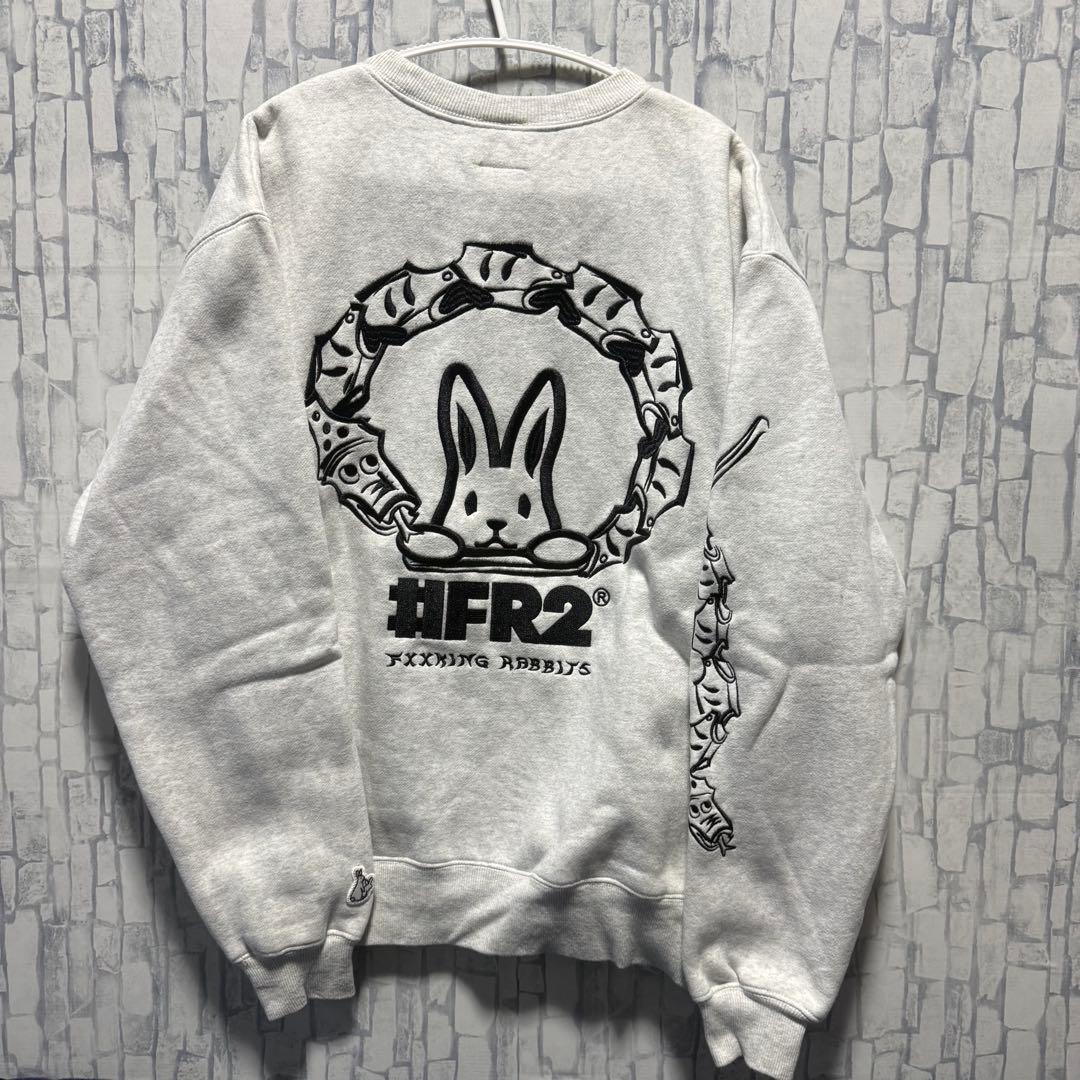 FR2 ウサギ グレー トレーナー　Mサイズ　中古