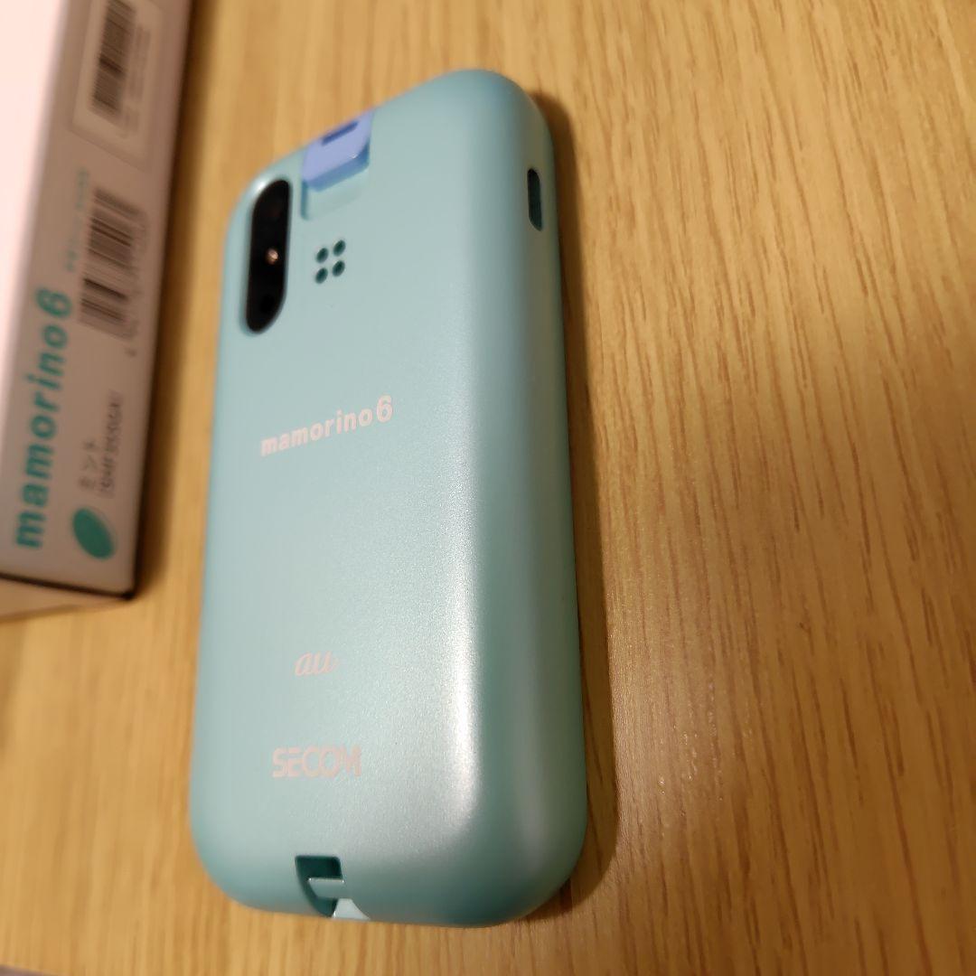 au mamorino6 マモリーノ　6 ミント　キッズ携帯　キッズケータイ