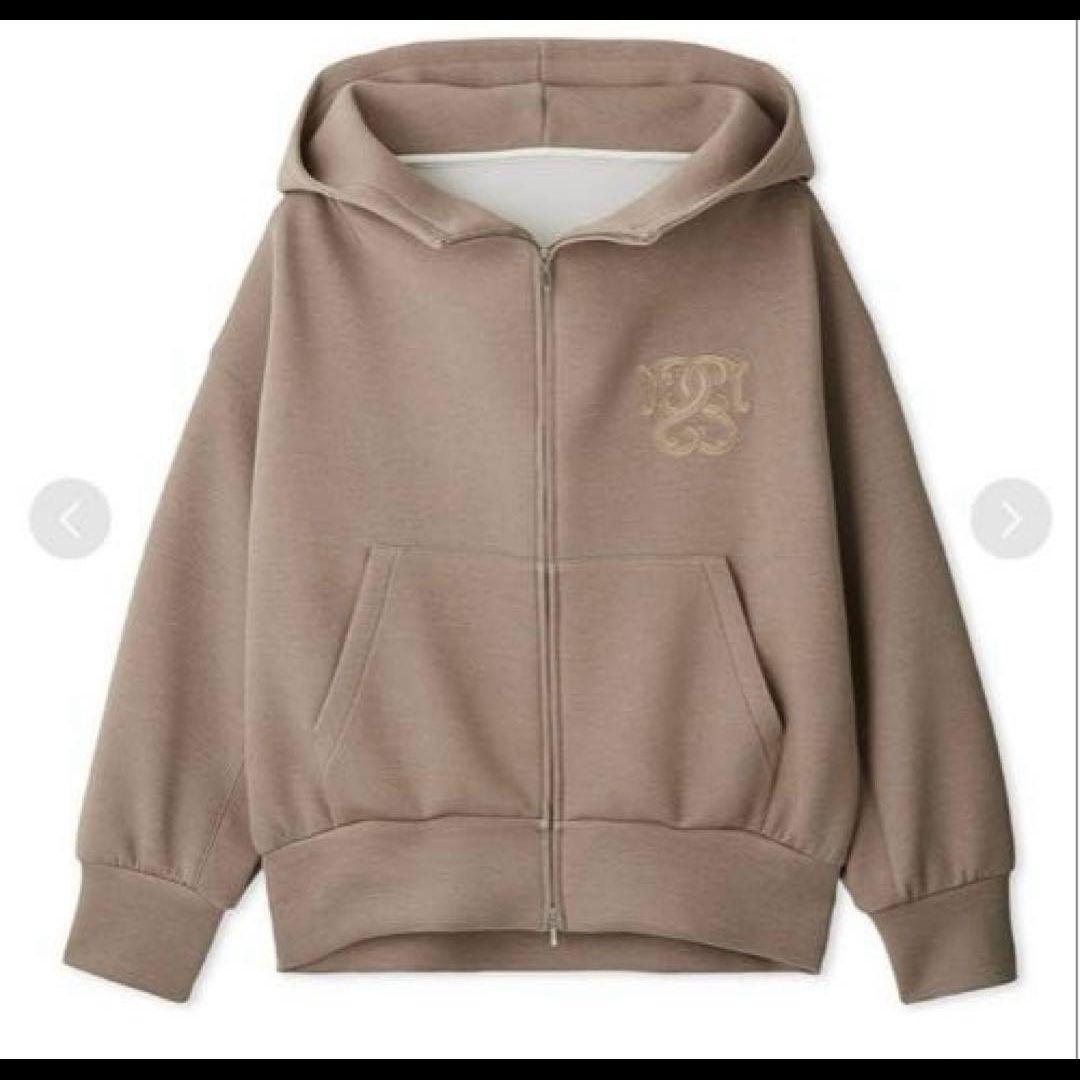 snidel スナイデル ボリュームパーカー モカ