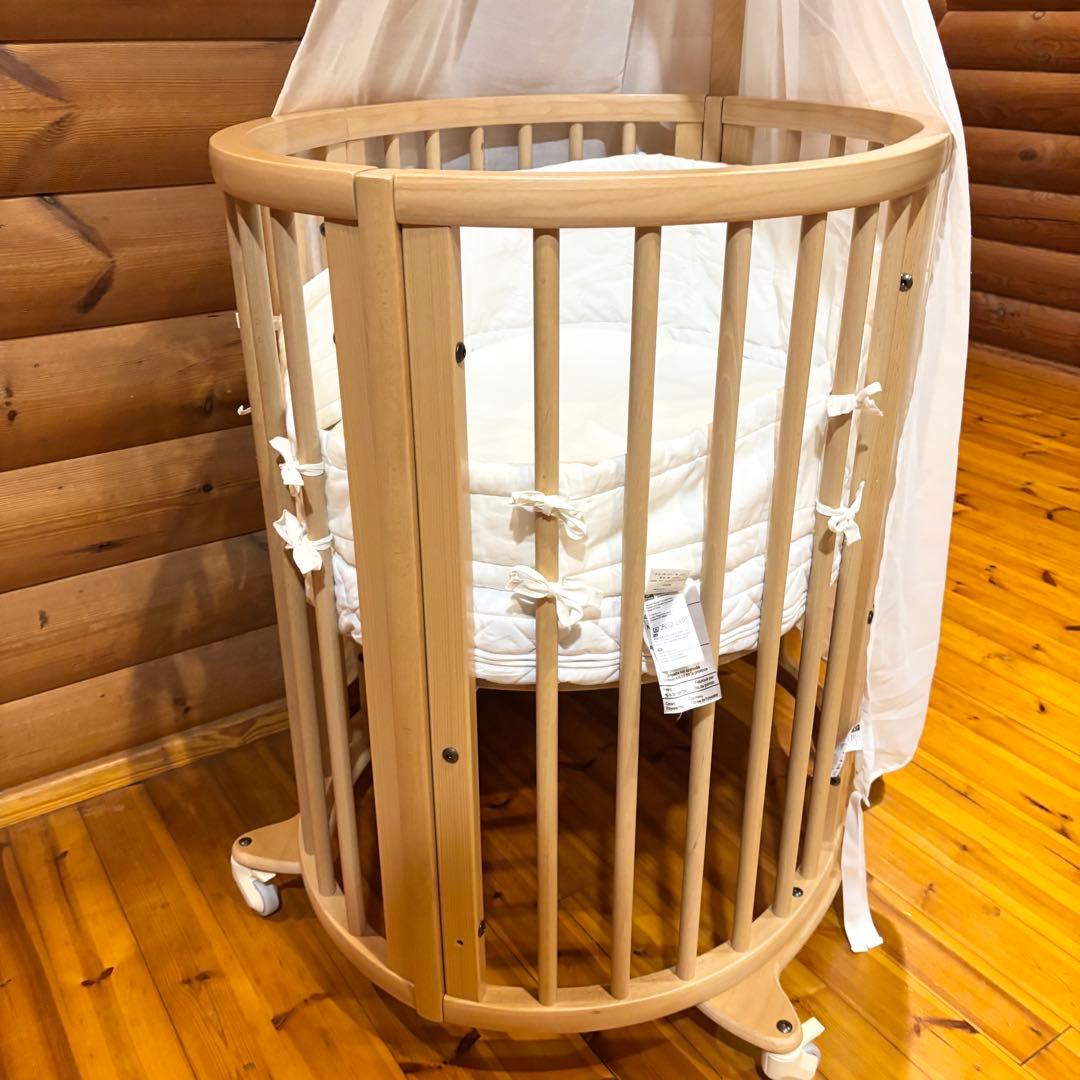 【美品】STOKKE ストッケ スリーピー ベビーベッド ナチュラル