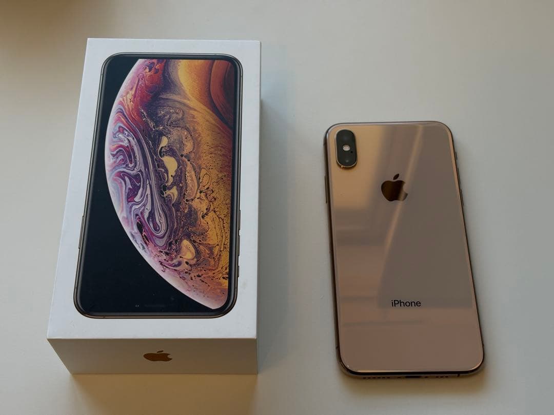 Apple iPhone XS ゴールド 本体 箱付き