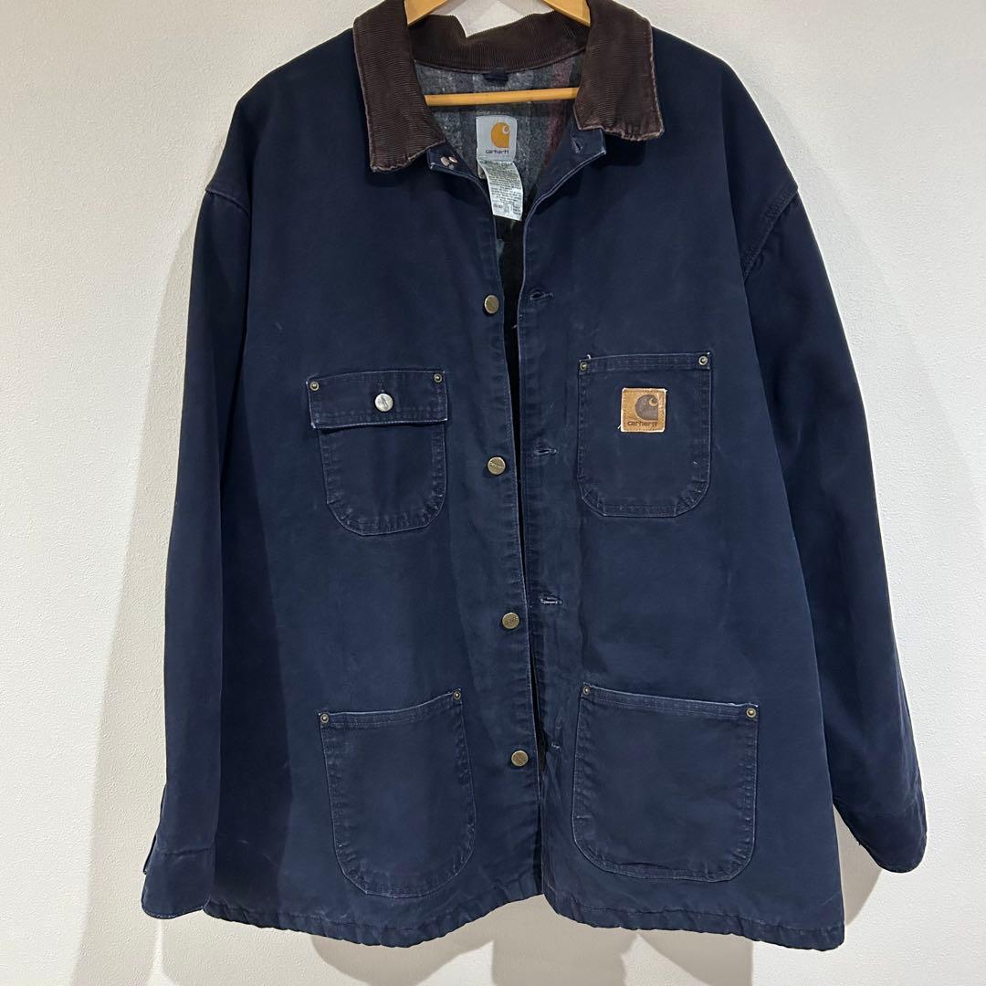 カーハート　ミシガンチョアコート　ミッドナイト　アメリカ製　3L
