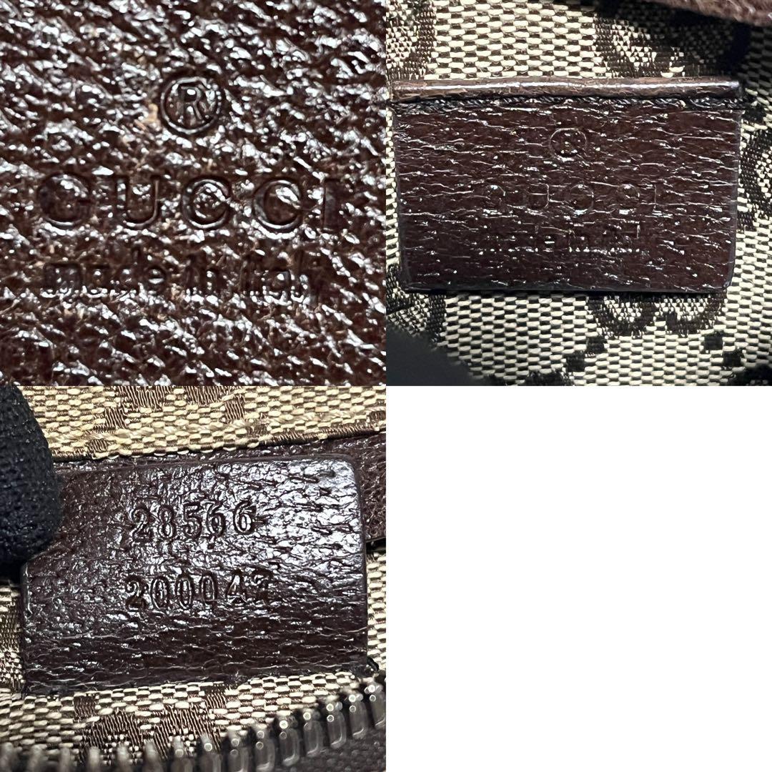 GUCCI GGキャンバス ボディバッグ ウエストバッグ ベージュ グッチ 92