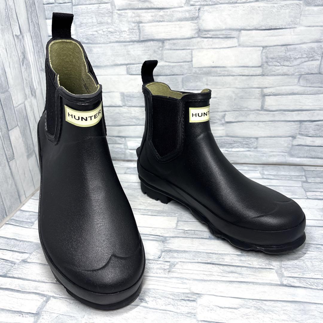 ✨美品✨ハンター ノリスチェルシーブーツ レインブーツ ブラック 24cm