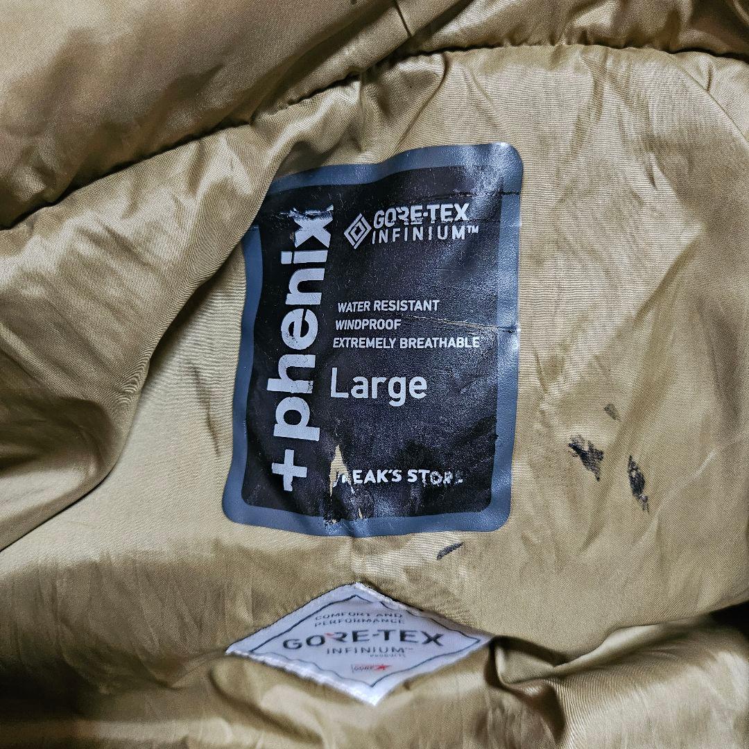 +phenix GORE-TEX ダウンジャケット Lサイズ