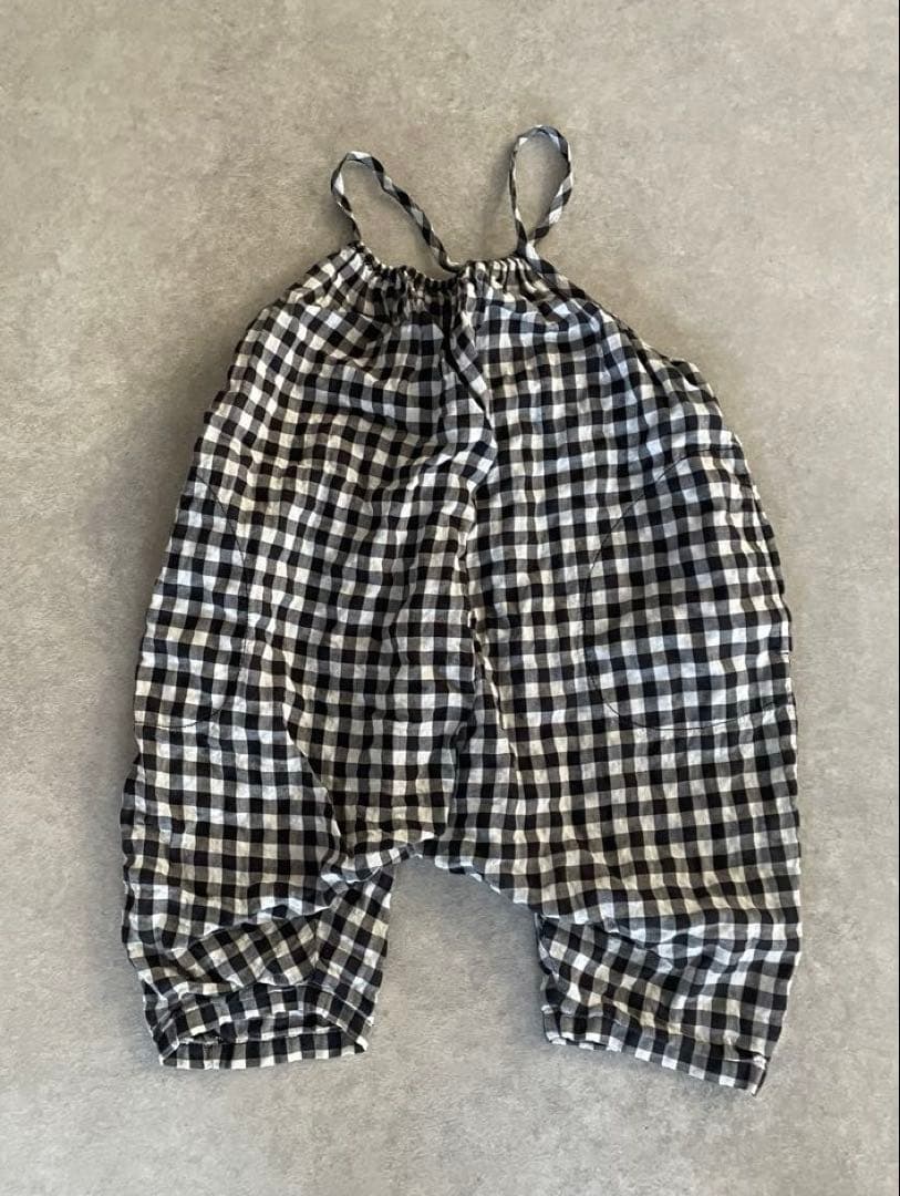 soor ploom ines 1y ギンガムチェック サロペット