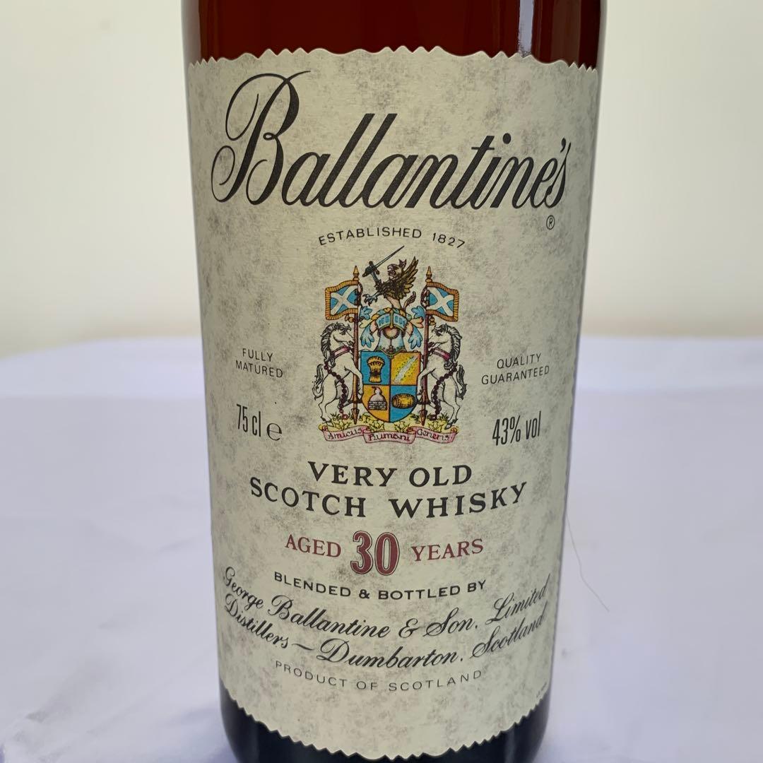 【未開栓美品】古酒　Ballantine's バランタイン30年 750ml箱付