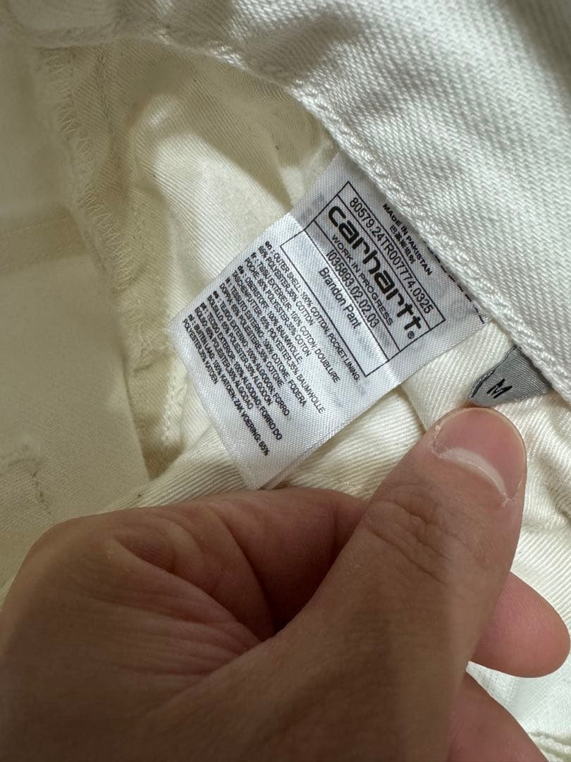 カーハート パンツ 白