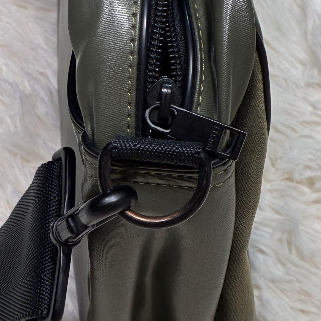 PORTER ポーター80周年記念オリーブグリーンショルダーバッグ