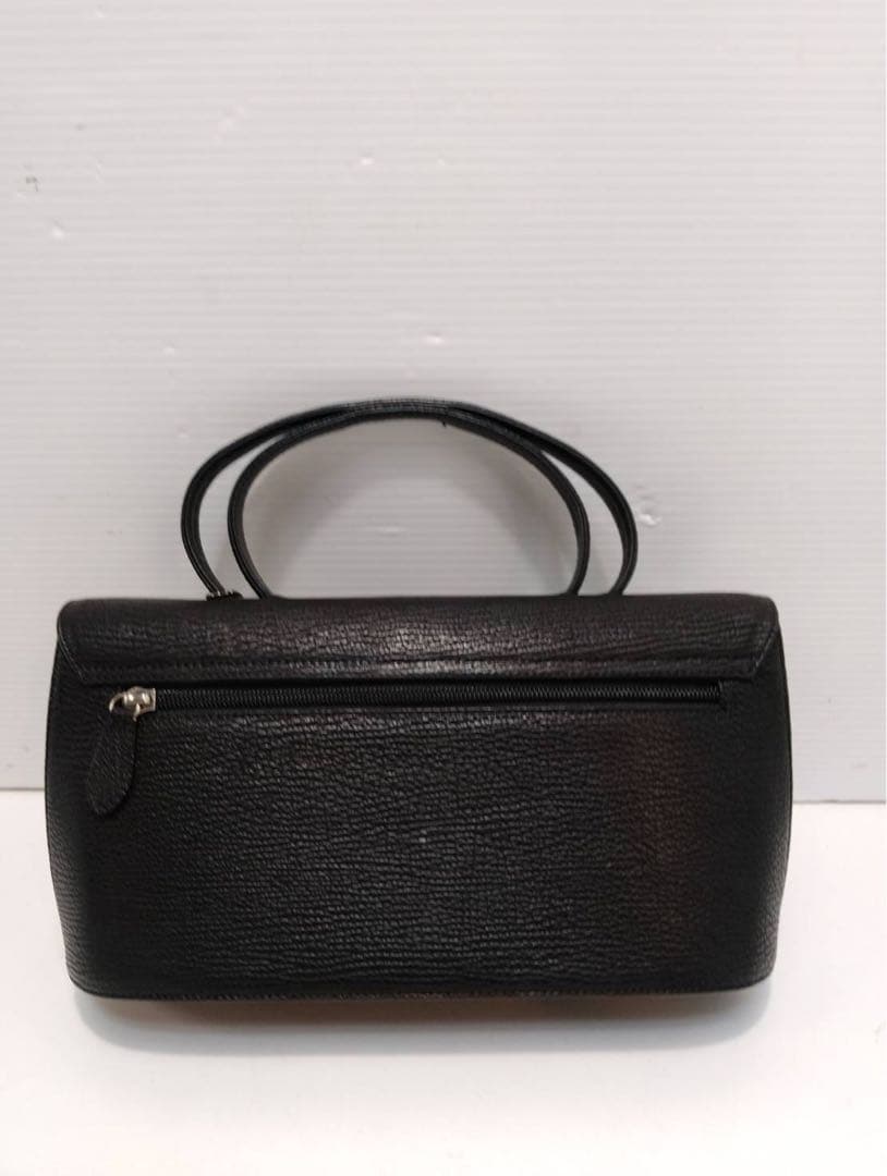 G2182【極美品】JRA認定 シャークスキン 鮫革 ハンドバッグ 冠婚葬祭