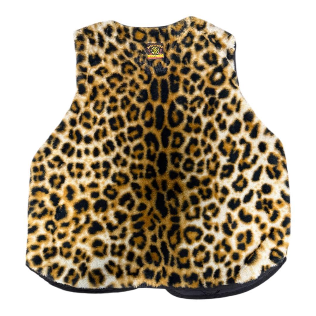 美品　アウターベスト　Leopard reversible vest 2048