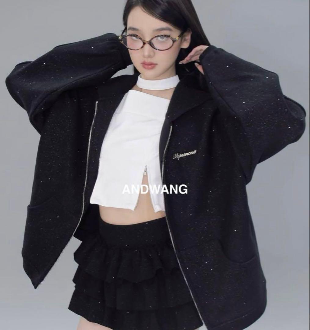 値下げ交渉⭕️ andwang kirakira skirt