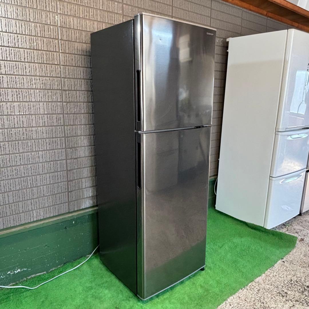 2021年製 225L 冷蔵庫 おしゃれステンレス シャープ【地域限定配送無料】