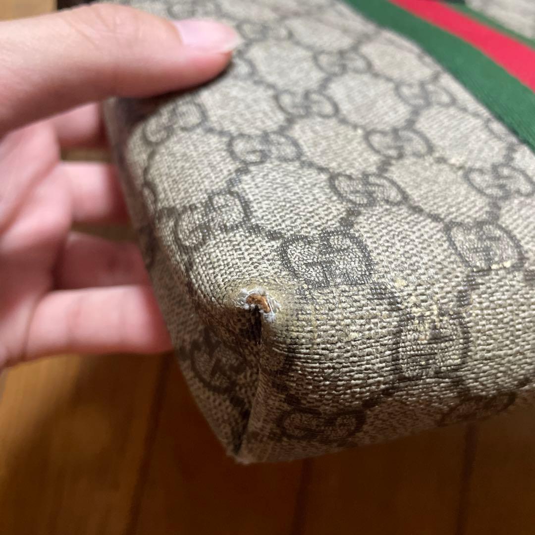 GUCCI ggスプリーム　ショルダーバッグ