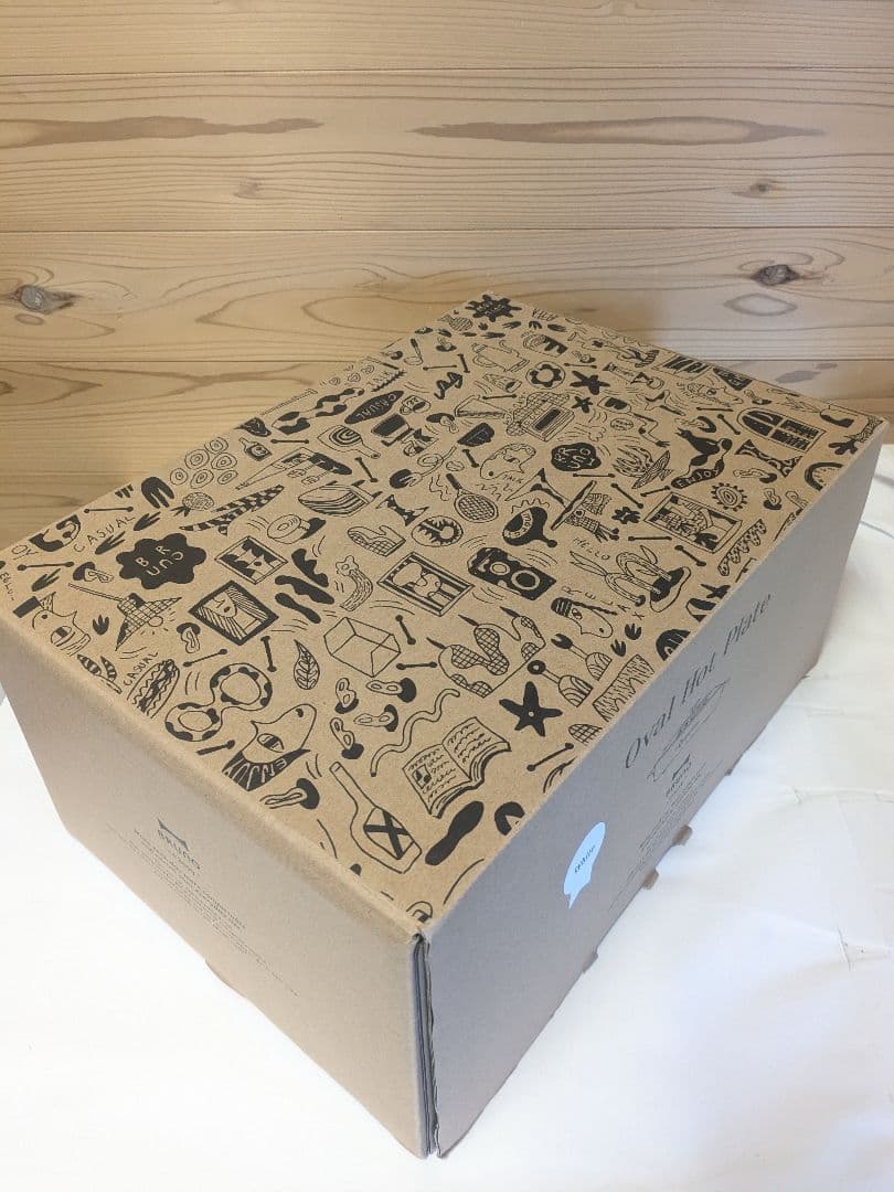 【未使用】BRUNO ブルーノ オーバルホットプレート　BOE053-WH