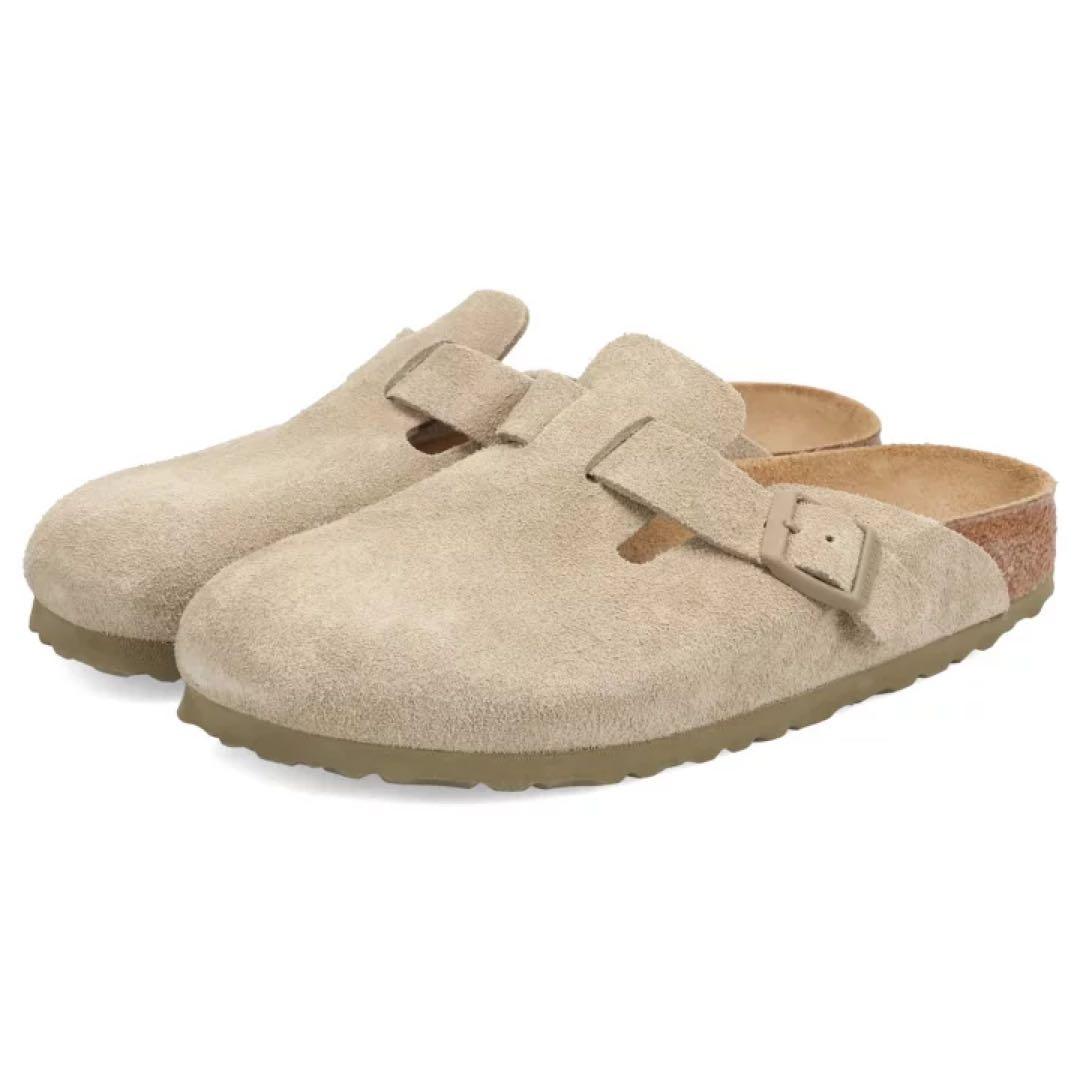 【Birkenstock】Boston Faded Khaki