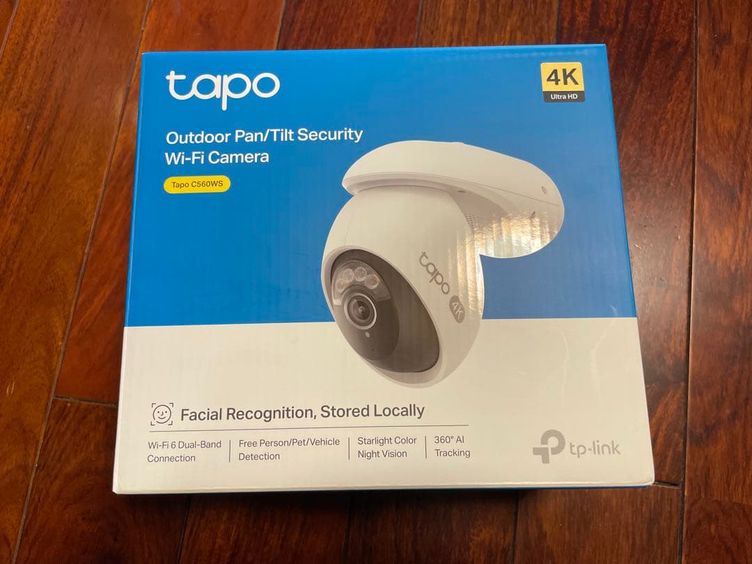 Tapo C560WS 4K防犯カメラ AI 人検知　tp-link