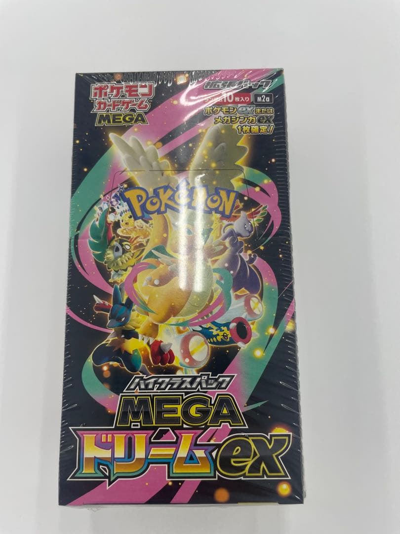 【未開封】ポケモンカードゲーム MEGAドリームex BOX シュリンク付き