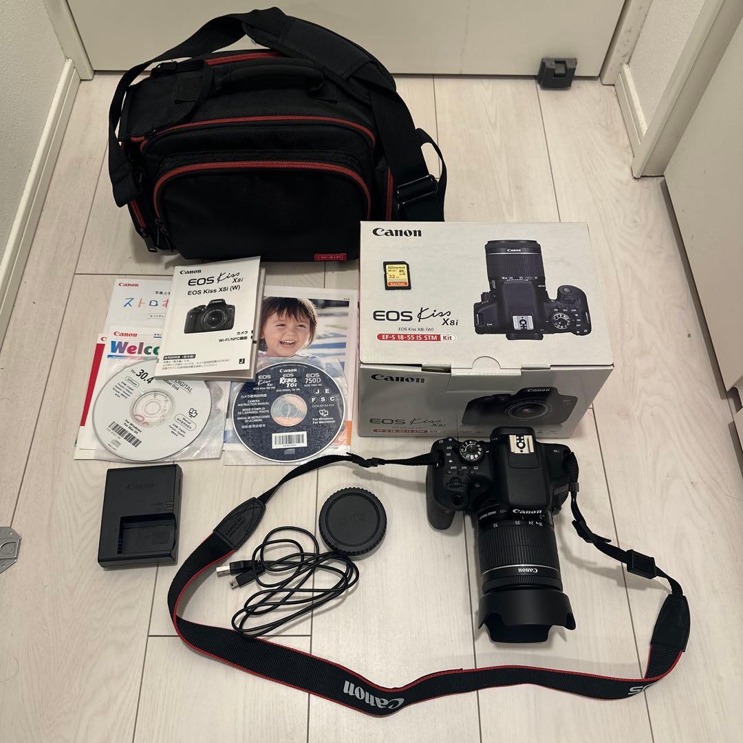 【美品】Canon EOS Kiss X8i デジタル一眼レフ
