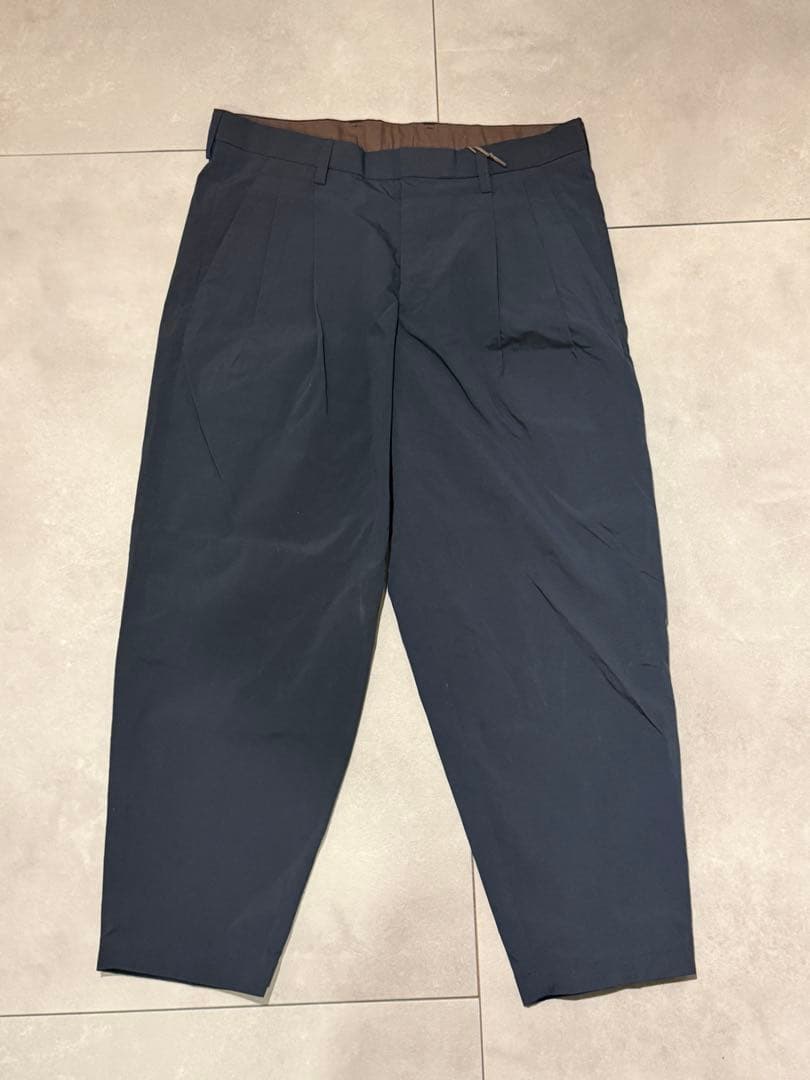 kolor 24SS 高密度ウェザーストレッチパンツ / ネイビー 3